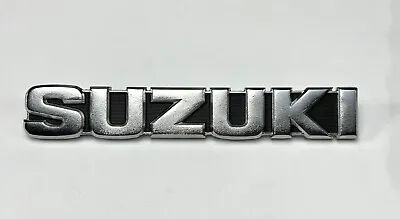 $65.95 • Buy SUZUKI Tank Badge For GT750 RE5 M A 1975 1976 Model Chrome New Metal Emblem ST02