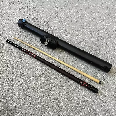 Viper Q-VAULT Pool Cue PRO SERIES 58  20 Oz Black And Red With Case And Strap • $49.99