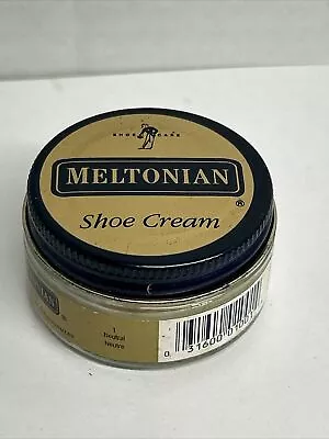 Meltonian Boot And Shoe Cream Polish Neutral 1.55 Oz #1 New Open Jar • $8.77