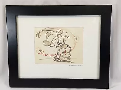 Disney Mickey Mouse “Canine Caddy” Framed Print 1941 Original Story Board Sketch • $59.99