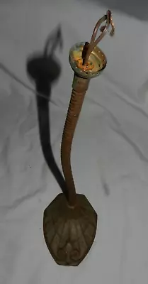 Vintage Art Deco Cast Iron Faries Mfg. Co. S-7460 1920's Gooseneck Lamp Base • $24.99