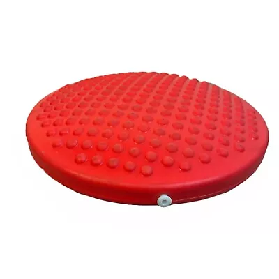 Pre-Owned 11  Balance Disc Cushion Core Stability Red Fitness Home Gym • $28.99
