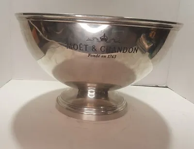 RARE 1950's Moët & Chandon Champagne Ice Bowl Bucket 14.5  X 8.5  Made In France • $1499.99