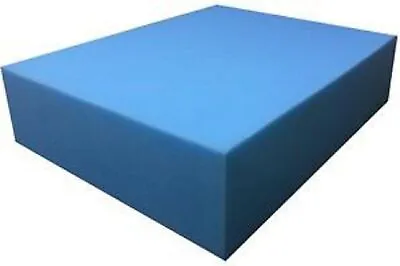 £6.99 • Buy BLUE Firm Quality Foam Cut To Any Size High Density Foam Cushions Seat Pads Firm