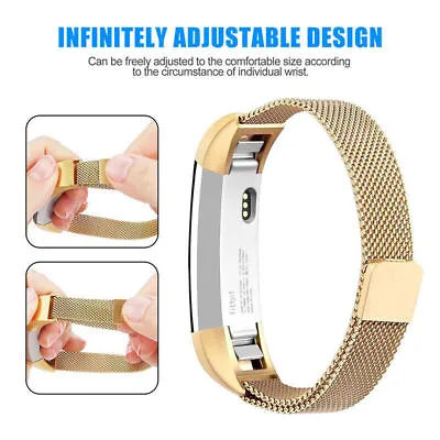 For Fitbit Alta HR Replacement Wristband Watch Band Strap Stainless Steel SALE • $25.17