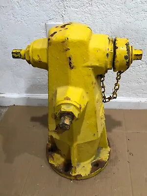 $345.95 • Buy Vintage Retired Yellow Fire Main Hydrant Man Cave Lawn Art, Free Shipping
