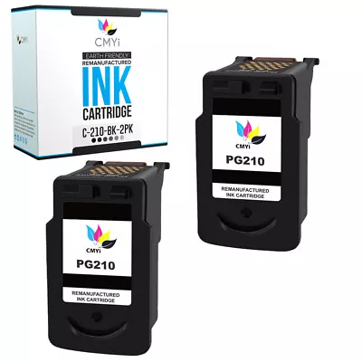 Compatible Canon PG-210 Ink Cartridges 2PK For Canon PIXMA IP2700 MP240 MP490 • $23.99