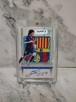 Lionel Messi FC Barcelona Patch Custom Card • $149