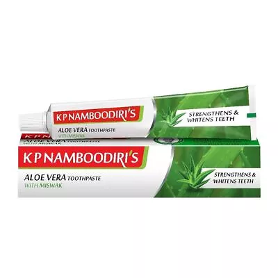 K.P. NAMBOODIRI'S Aloe Vera Miswak Herbal Tooth Paste 100 G Strengthens Teeth Wh • £19.18