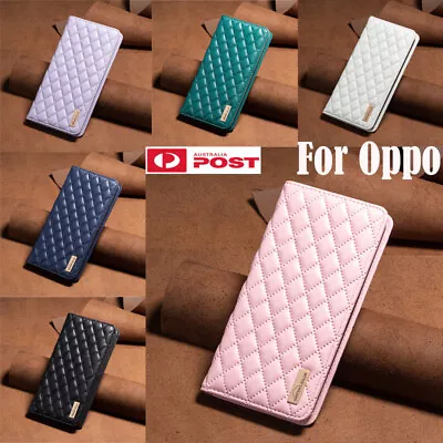 $13.89 • Buy For Oppo A57 A96 4G 5G Find X5 Lite RENO Z Wallet Leather Flip Folio Case Cover