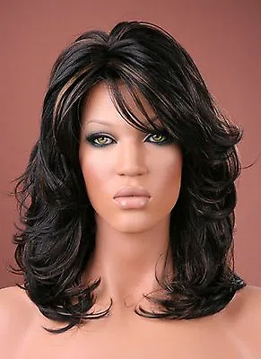 Ladies Long Wigs Blonde Black Brown Red Straight Fashion Wig Forever Young Wigs • £17.99