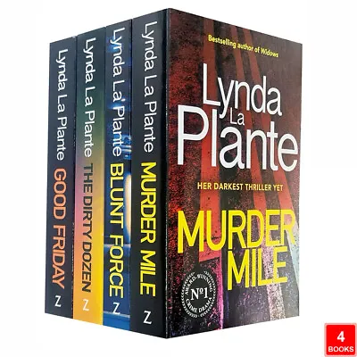 £16.99 • Buy Lynda La Plante Collection 4 Books Set Murder Mile, Blunt Force,Dirty Dozen