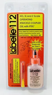 Labelle 112 OO HO N And Z Scale Knuckle Coupler And Point Oil With PTFE • $28.82