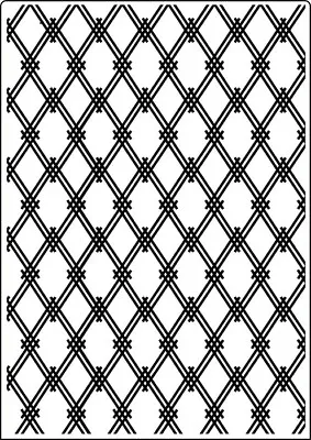 Crafts-Too/CTA4017/Embossing /Folder / Modern Lattice/ A4 • £7.25