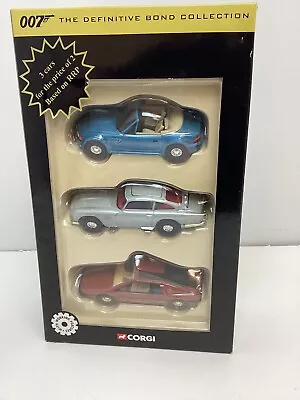 Corgi 007 James Bond Collection  Aston Martin DB5 BMW Z3 & Lotus Esprit CC99102 • £11.99