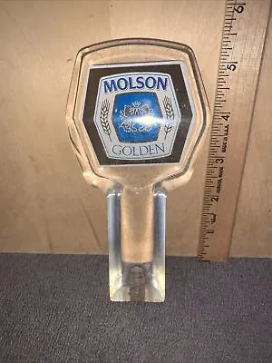 Molson Golden Beer - Tap Handle - Used. Lucite Vintage • $22.95