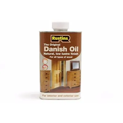 Rustins - Original Danish Oil Wood Finish 1L • £25.30