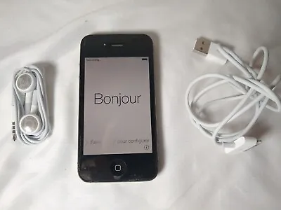 Apple IPhone 4s - 8GB - Black (Unlocked) A1387 (CDMA + GSM) + PASSWORD LOCKED • $19.99