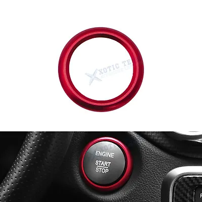 Red Aluminum Engine Start Button Outlet Ring Cover Trim For Mercedes Benz GLA • $7.98