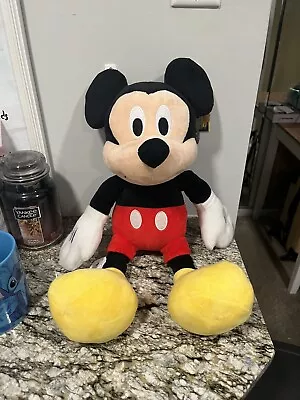 The DISNEY Store 19  Plush Stuffed Velour Classic MICKEY MOUSE Animal Doll EUC • $7.99