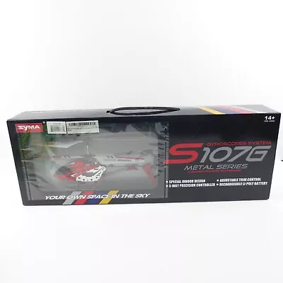 SYMA S107G Gyroscopes System 3CH Mini Helicopter Remote Control Metal Series NEW • $27.99