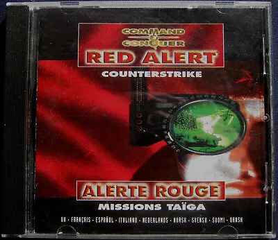 Command & Conquer Red Alert: Counterstrike Alerte Rouge (PC CD 1997) • $45