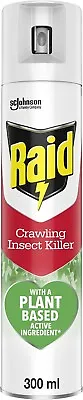 Raid Plant Based Wasp & Mosquito Aerosol Fly Killer Insect Freeze Spray 350ml • £6.99