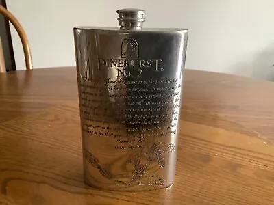 Vintage English Pewter Pinehurst No.2 Flask ( Never Used ) • $150