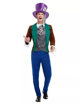 Smiffys Mad Hatter Costume Multi-Coloured (Size XL) • $43.24