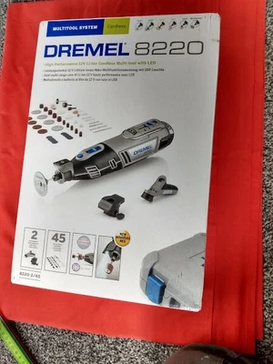 £72 • Buy Dremel 8220-2 45 Piece 12V Rotary Multi-Tool Kit Cordless