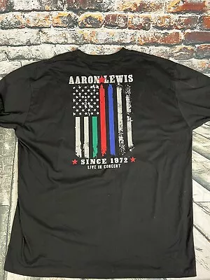 Aaron Lewis Of Staind  Aaron Fn’Lewis Since 1972 Live In Concert  3XL • $19.95