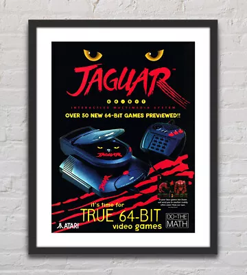 Atari Jaguar Console System Glossy Promo Ad Poster Unframed G3132 • $14.98