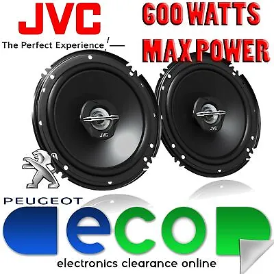 £24.90 • Buy Peugeot 307 2001-2014 JVC 16cm 6.5 Inch 500 Watts 2 Way Rear Door Car Speakers