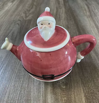 Michel & Company “BIG ROUND SANTA” Tea Pot • $35