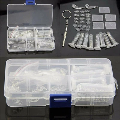 $12.99 • Buy Spectacles Nuts Pads Sunglasses Screws Eyeglass Nose Pad Glasses Repair Tool