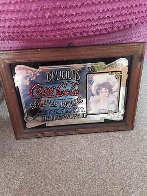 Vintage Coca Cola Mirror. • £14.99