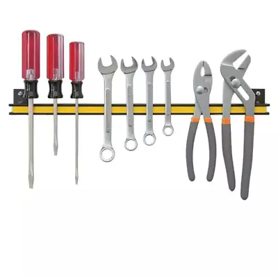 Heavy Duty Wall Mount Magnetic Tool Storage Bar 340 Lb Capacity Organizer Holder • $21.42