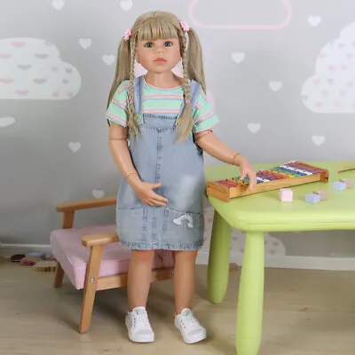38inch Reborn Toddler Doll Masterpiece Doll Princess Baby Girl Full Body • £319.99