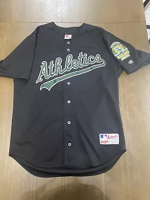 Authentic 2000 Oakland Athletics Jersey 44 Large Rawlings Alternate MLB Baseball • $250