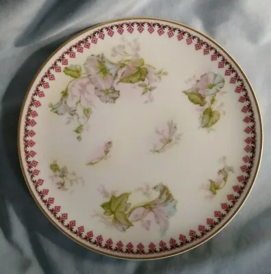 Haviland Limoges 8 3/4  Plate With Morning Glory Decoration - H2113 • $9.99