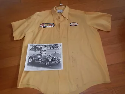 Vintage Clothing Mechanics Shirt From Cal Bumpers Long Beach CA Lovelle Racing • $33.88