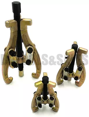 3pc Mechanic Gear Puller 3 Jaw Set 3  4  6  Gear Pulley Bearing Puller Auto • $24.99