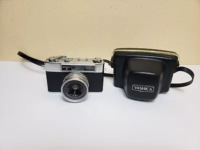 Yashica Minister III 35mm Film Camera Yashinon 1:2.8 F=45 Lens & Case - UNTESTED • £43.37