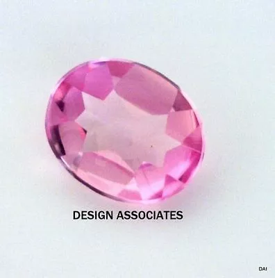 Lab Created Pink Sapphire 12x10 Oval  Cut Aaa Buff Top • $4.29