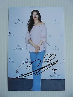 Suzy Bae Miss A 4x6 Photo Korean Actress KPOP Autograph Hand Signed USA Seller F • $14.99