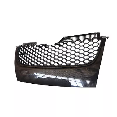 For 2006-09 VW MK5 JETTA GLI GTI Main Upper Grille HEX Mesh Carbon Fiber Print • $65.94