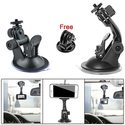 Mount Windshield DVR Holders Suction Cup For Gopro Hero Sjcam Sj4000 Xiaomi Yi • £4.99