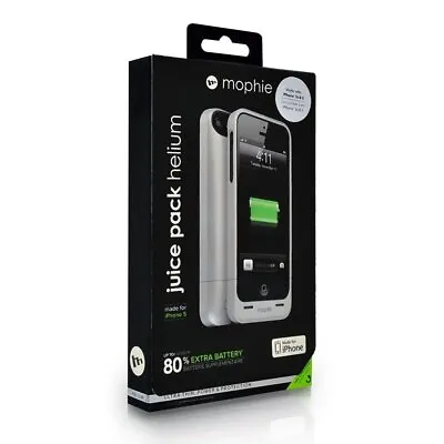 Mophie Juice Pack Helium Rechargeable Battery Case IPhone 5/5S - Silver • $19.94