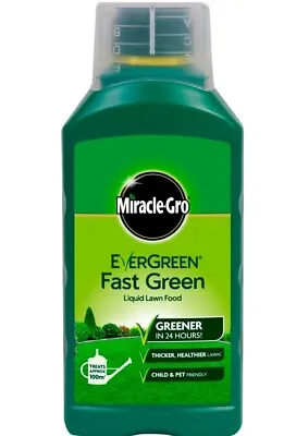 Miracle-Gro Liquid Lawn Feed EverGreen 24H Fast Green Liquid Concentrate 1L • £10.95