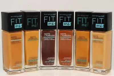 Maybelline Fit Me! Shine-free Balance Foundation MATTE + PORELESS You Choose • $8.99